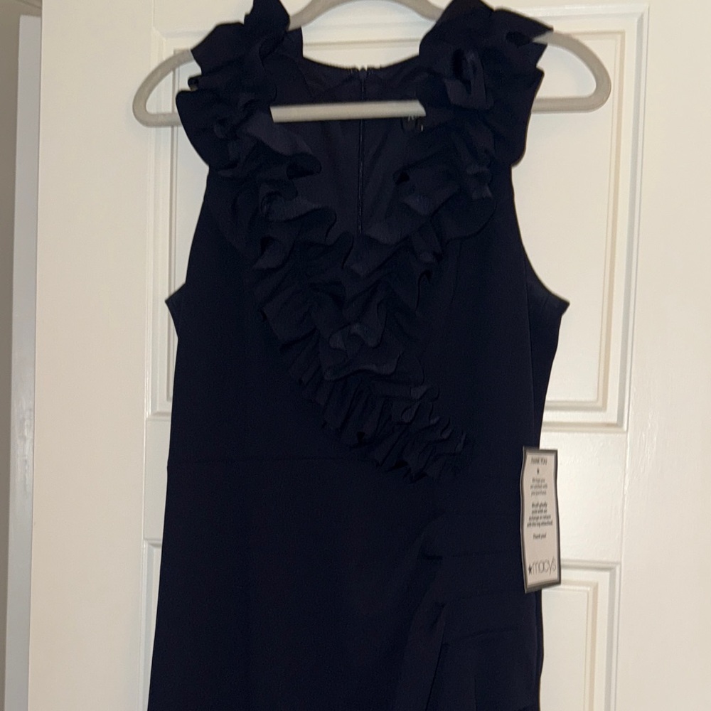 Elegant Black Ruffle Dress